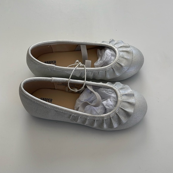 Harper Canyon NWT Silver Mary Jane toddler shoes - Picture 1 of 5